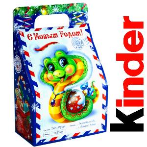 Детский подарок на Новый Год в жестяной упаковке весом 335 грамм по цене 1312 руб в Озерске